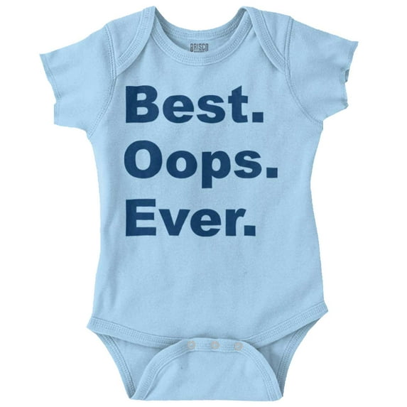 Best Oops Ever Cute Surprise Babies Romper Boys or Girls Infant Baby Brisco Brands 24M