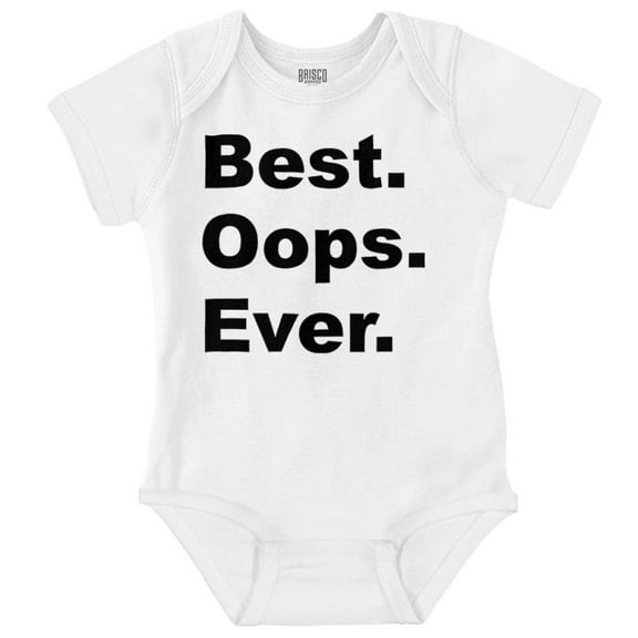 Best Oops Ever Cute Surprise Babies Romper Boys or Girls Infant Baby Brisco Brands NB