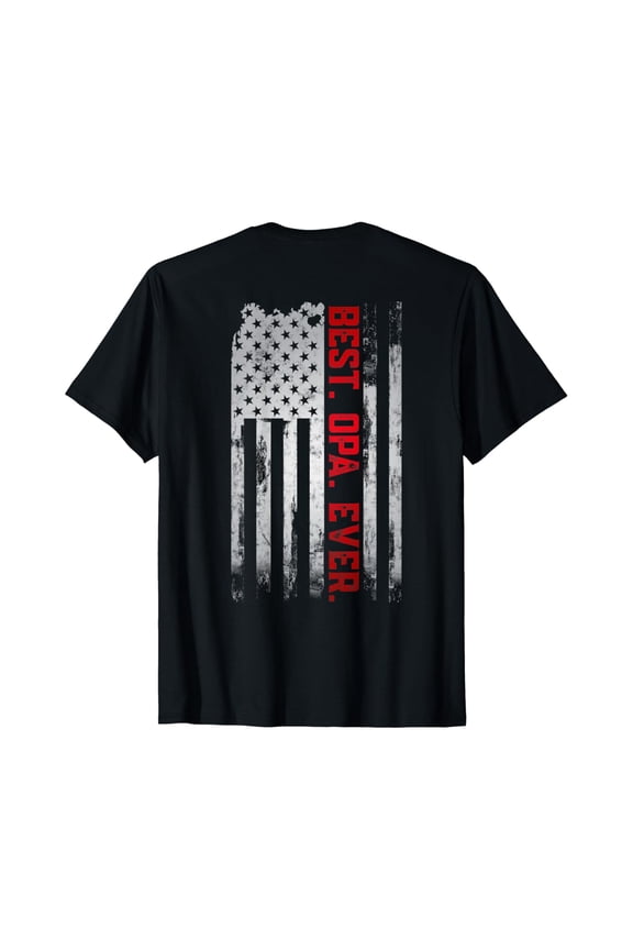 Best Opa Ever American Usa Flag Father'S Day Gift Grandpa T-Shirt Unisex S-5XL Hot Trending Shirt, Vintage Birthday Gift