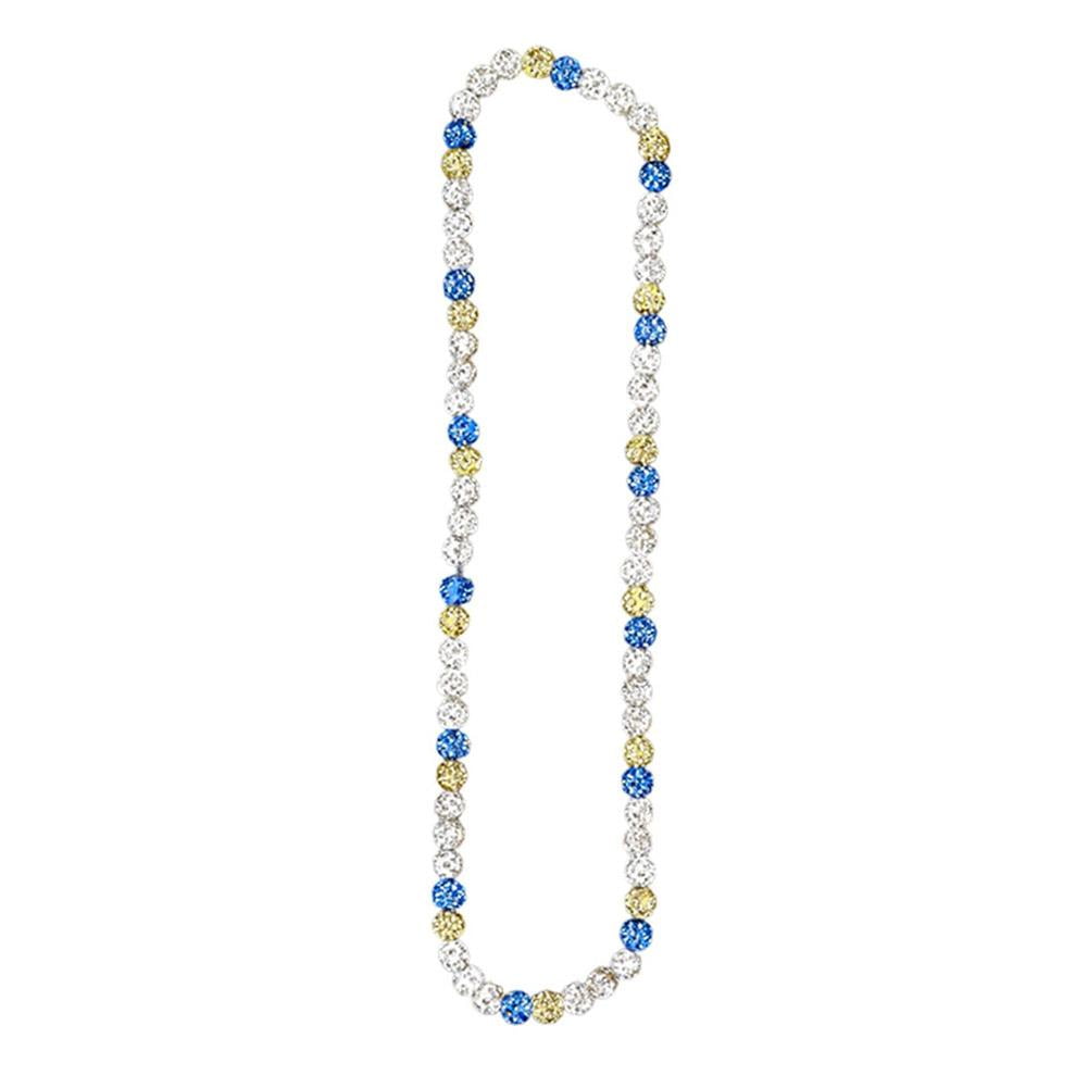 Aswinfon Bling Baseball Necklace - Rhinestone & Bead Sports Jewelry For Men & Women (16, 18, 20 Inch) - View #6