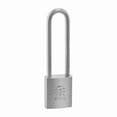 thumbnail image 1 of Padlock, Coreless, Long Shackle, Rectangular Zinc Alloy Body, Stainless Steel Shackle, 7/8 in W, 1 of 1