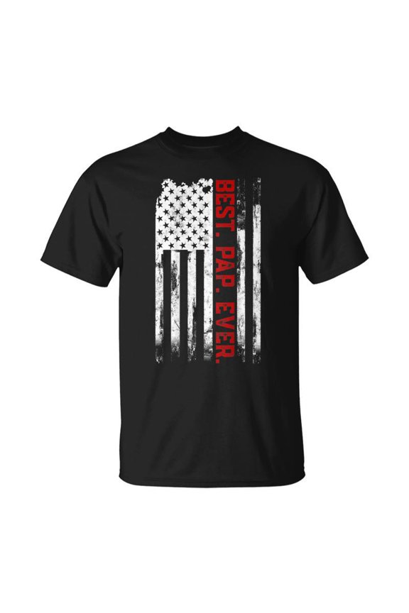 Best Pap Ever American Usa Flag FatherS Day Gift Pap Pap Unisex TShirt