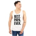 thumbnail image 1 of Best Papa Ever Fathers Day Gift Mens Big & Tall Graphic Tank Top Brisco Brands 2X, 1 of 5