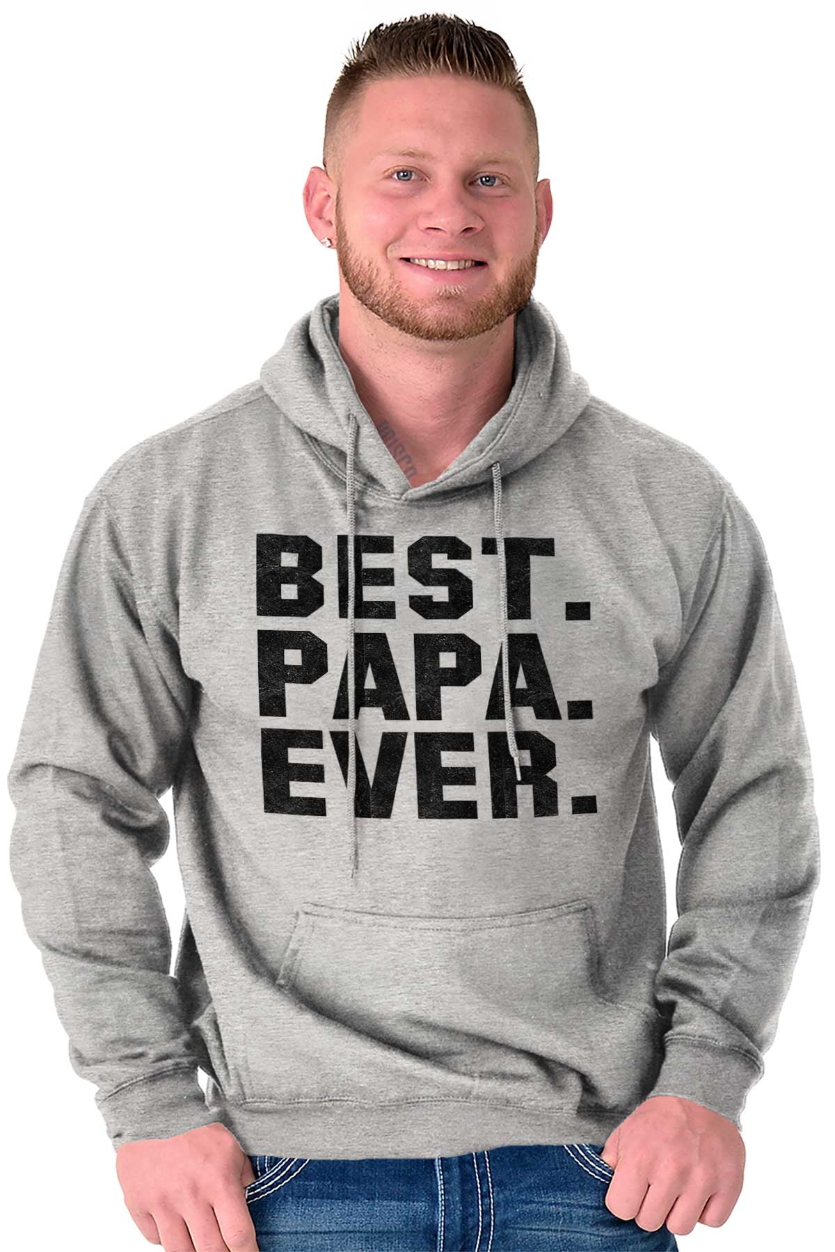 Best Papa Ever World s Coolest Dad Hoodie Hooded Sweatshirt Men