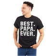 thumbnail image 1 of Best Papa Ever World's Coolest Dad Men's Graphic T Shirt Tees Brisco Brands S, 1 of 5
