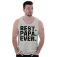 thumbnail image 1 of Best Papa Ever World's Coolest Dad Tank Top Sleeveless Tee Men Brisco Brands M, 1 of 6