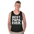 thumbnail image 1 of Best Papa Ever World's Coolest Dad Tank Top Sleeveless Tee Men Brisco Brands S, 1 of 6