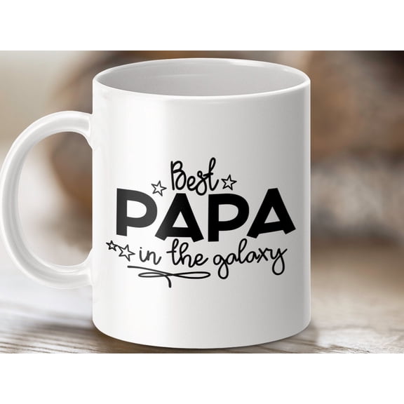 Best Papa in the Galaxy Mug, Gift for Dad, Father's Day Present, Birthday Gift for Dad, Coffee Mug for Papa, World's Best Papa Mug