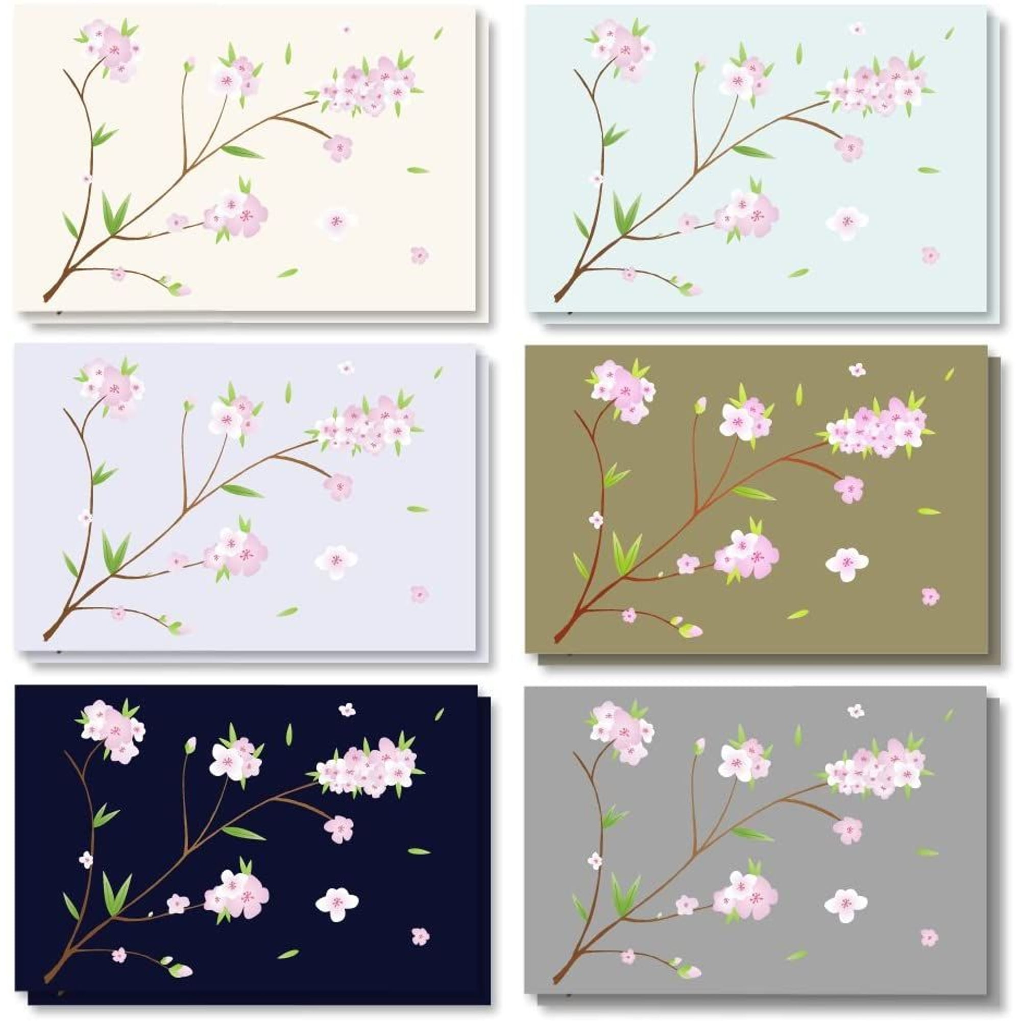Small World Greetings Spring Blossoms Blank Note Cards - Flower - View #12