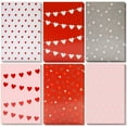 thumbnail image 1 of Best Paper Greetings 36-Pack Heart Patterned Valentines Day Greeting Cards, Blank Notecards with Red Envelopes, 4 x 6 inches, 1 of 6