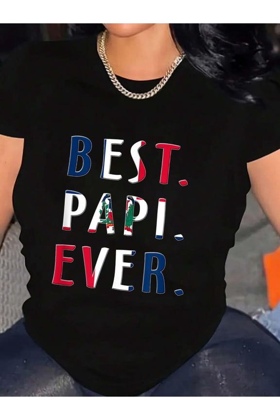 Best Papi Ever Dominican Flag TShirt T-Shirt