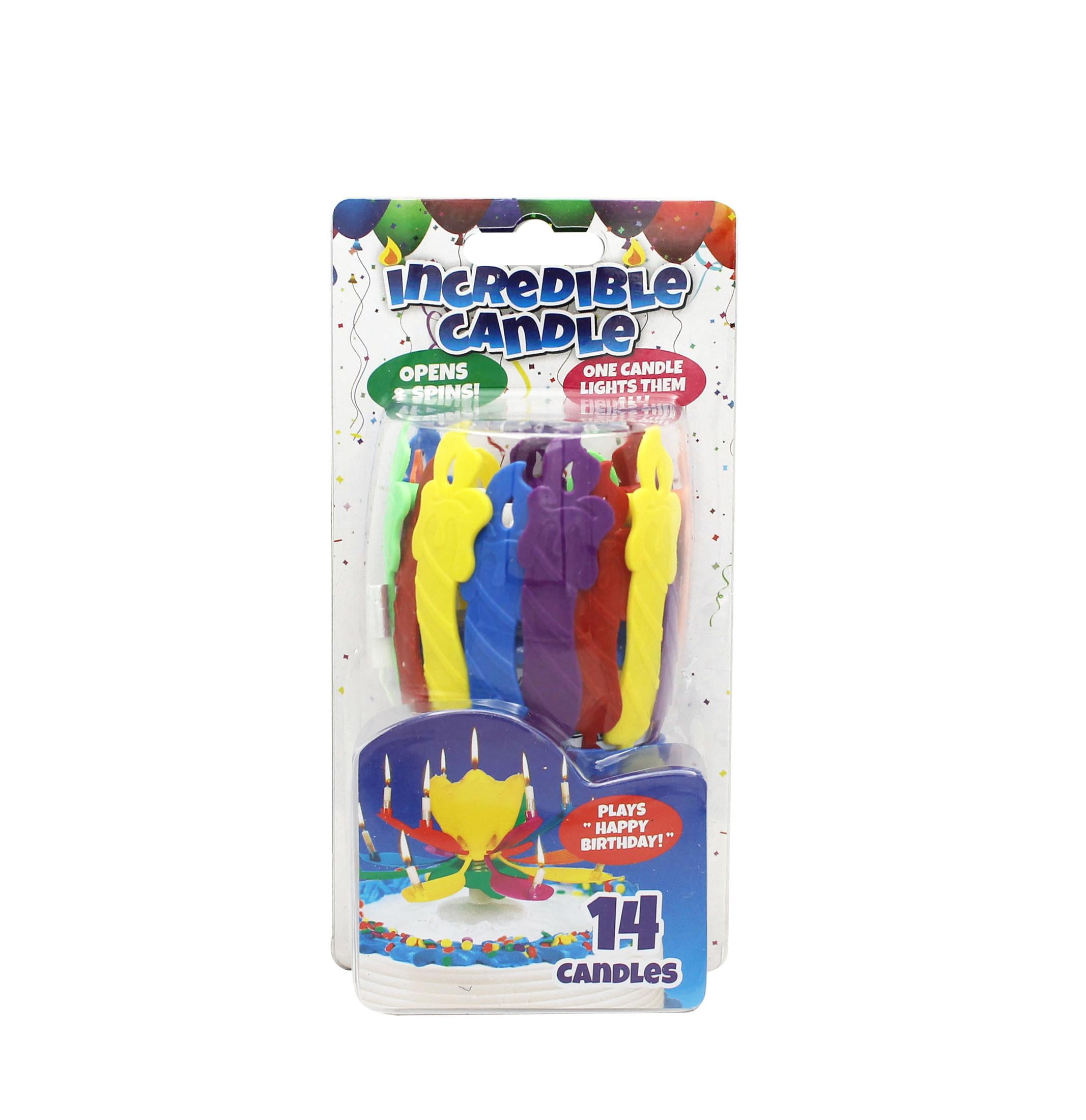 Best Party Ever Incredible MultiColor Birthday Candle, 14 Candles