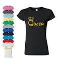 thumbnail image 1 of Best Party Queen Printed Lady T-Shirt Short Sleeve T-Shirt Soft and Comfy Shirt, Lightweight Shirt Irish Green Color Small, 1 of 3