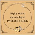 thumbnail image 1 of Best Payroll Clerk Gifts, Highly skilled and intelligent, Appreciation Birthday Sunflower Bracelet for Payroll Clerk, Men, Women, Friends, Coworkers, 1 of 5