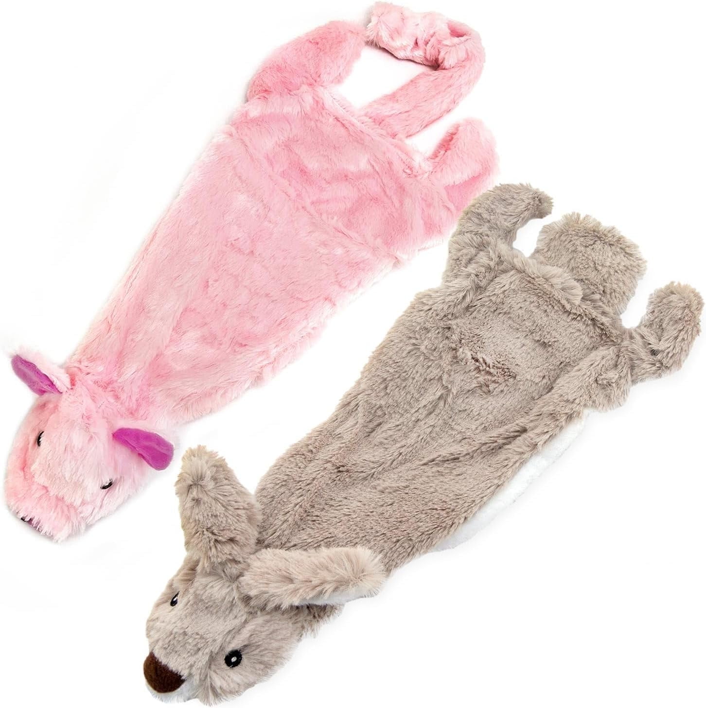 Best Pet Supplies 2-in-1 vulloos, piepend hondenspeelgoed met zachte Best Pet Supplies 2-in-1 vulloos, piepend hondenspeelgoed met zachte