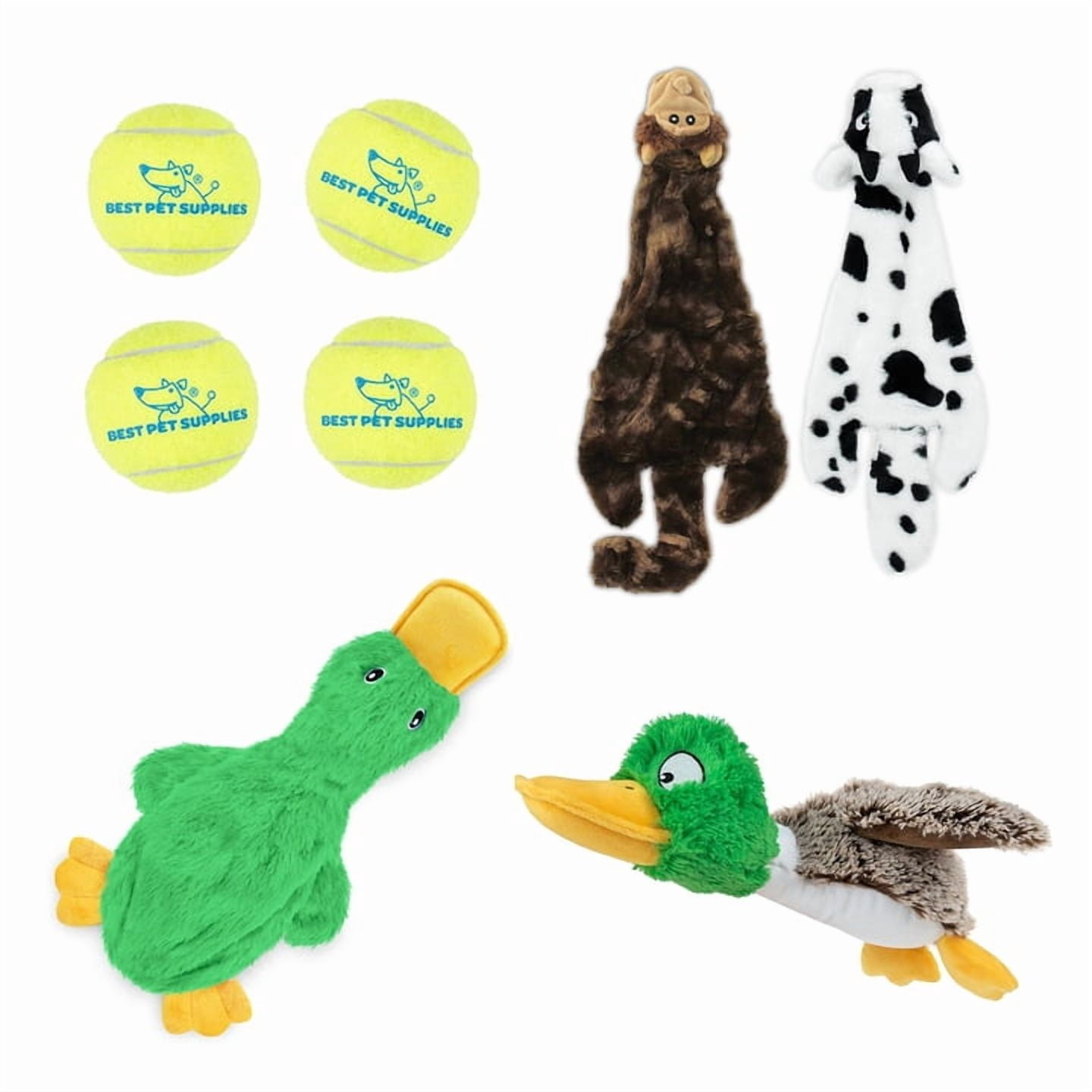 Squeaky Animal Toys, Stuffed and Crinkle Toys, and Rubber Balls