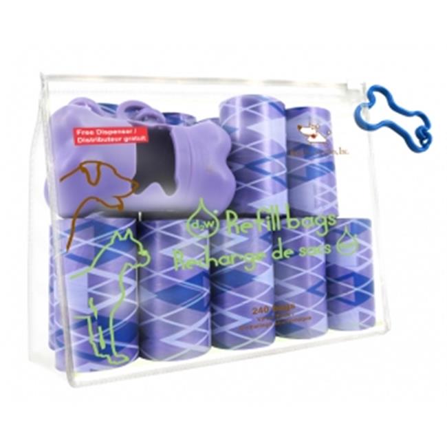 Best Pet Supplies AGP2401 Argyle Purple 16RollsBag
