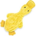 thumbnail image 1 of Best Pet Supplies Crinkle Dog Toy for Small, Medium, and Large Breeds, Cute No Stuffing Duck with Soft Squeaker, Fun for Indoor Puppies and Senior Pups, Plush No Mess Chew and Play - Yellow, 1 of 4