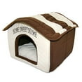thumbnail image 1 of Best Pet Supplies Portable Indoor Pet House – Perfect for Cats & Small Dogs, Easy To Assemble – Cream, 1 of 5