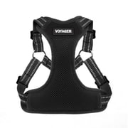 Best Pet Supplies Voyager Adjustable Dog Harness with Reflective Stripes for Walking, Jogging, Heavy-Duty Full Body No P