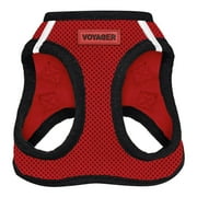 Best Pet Supplies - Voyager Step-in Air Pet Harness - All Weather Mesh - Red/Black Trim, XXS