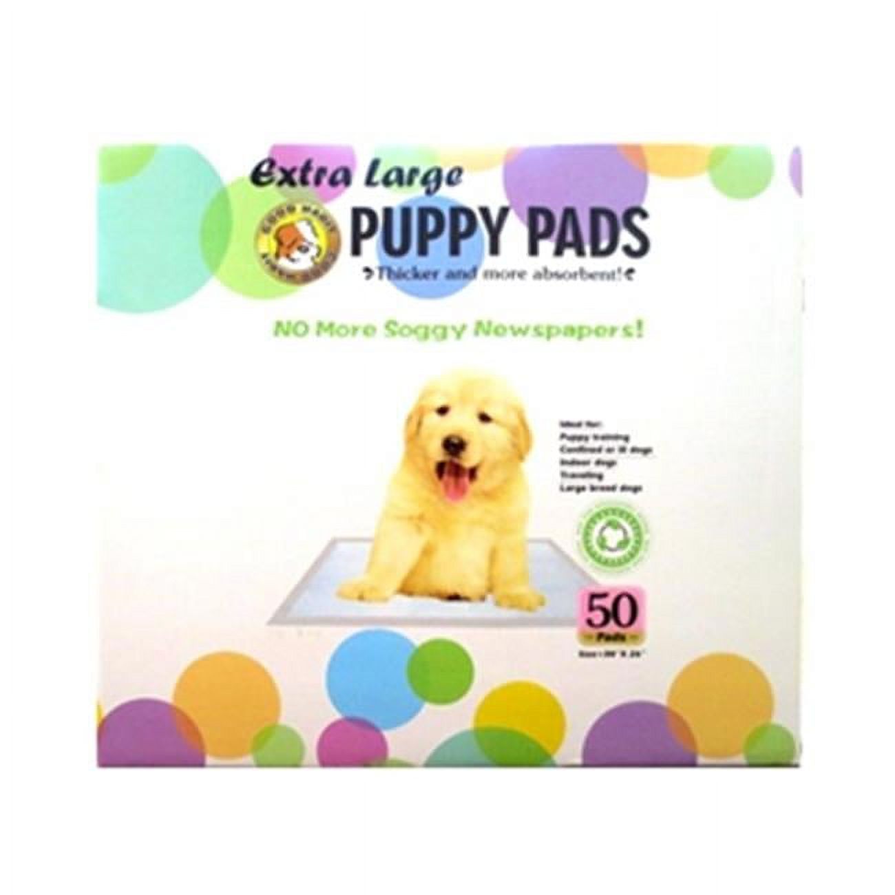 Best Pet Supplies XLP501 Extra Large Puppy Pads 50 Pieces