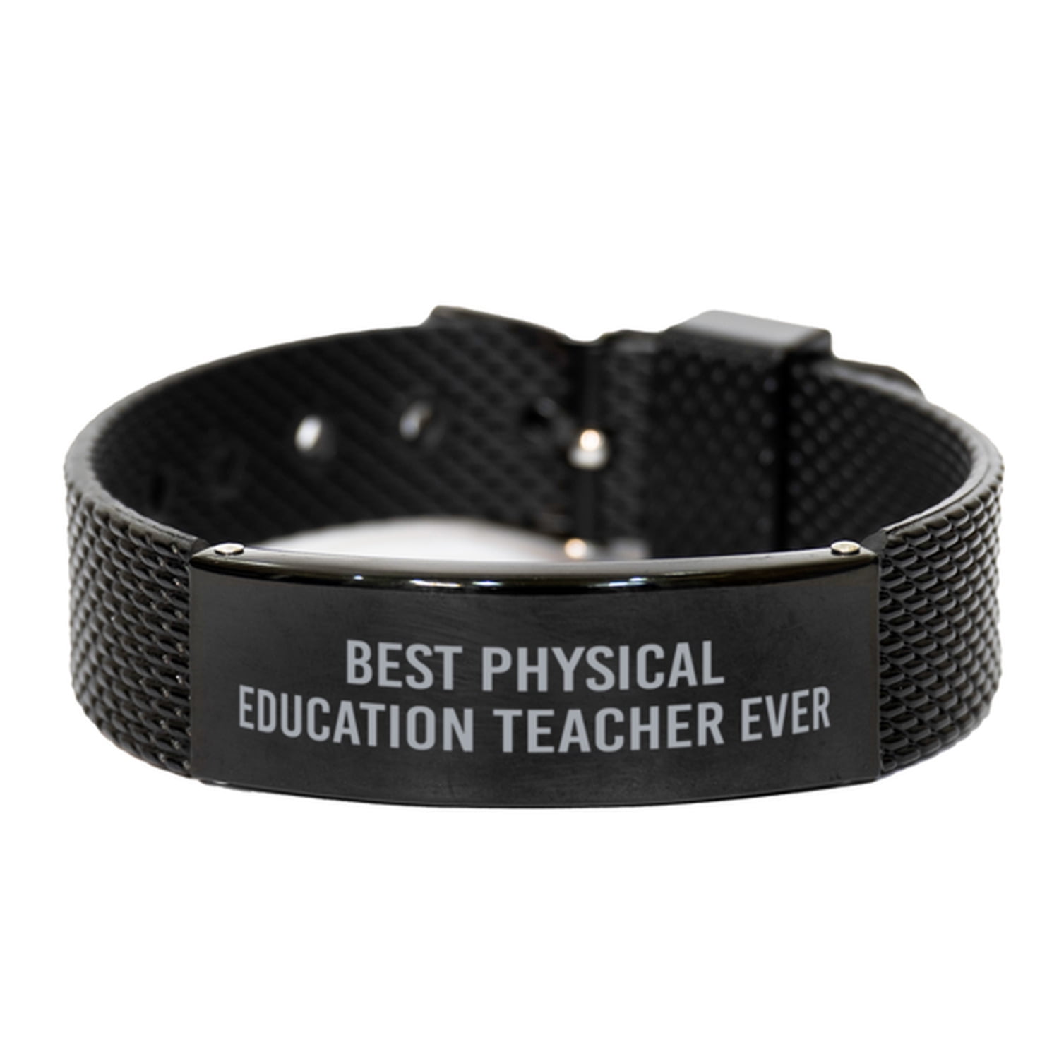Best Physical Education Teacher Ever Bracelet Christmas Gift for Him Men Coworker