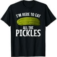 thumbnail image 1 of Best Pickle Design For Men Women Kids Cucumber Pickle Lover T-Shirt men and women can wear, black, white, gifts, 1 of 4