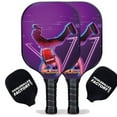 thumbnail image 1 of Best Pickleball Set - Hip-Hop Artists Pickleball Rackets, Pickleball Court Set, Carbonfiber Graphite, 1 of 1