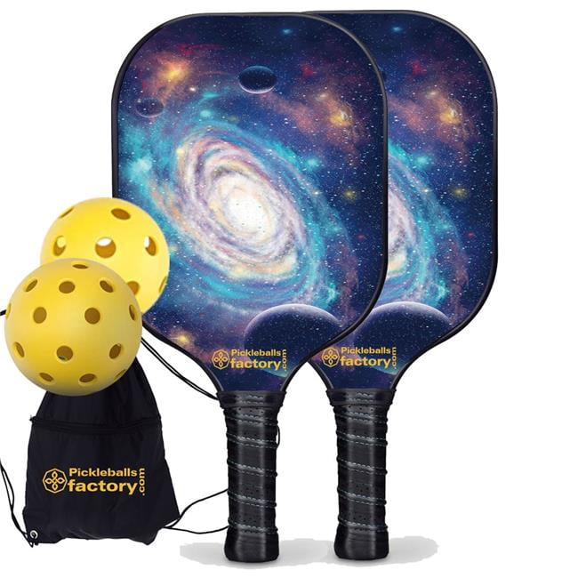 Best Pickleball Set - Spiral Galaxy Pickleball Paddles for Sale, Graphite Pickleball Paddle Set, Carbonfiber Graphite
