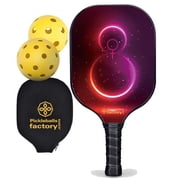 Best Pickleball Set - The Girl Custom Pickleball Paddle, Pickleball Court Set Up, Glassfiber Graphite