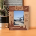 thumbnail image 1 of Best Pilot Spread Your Wings & Let The Eagle Inside You Fly Personalized Wooden Frame 3 1/2" x 5" Brown (Vertical), 1 of 1