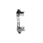Pivot Hinge, Steel, Full Surface Mounting, 2 1/2 in Leaf W x 3 in Leaf H, Satin Chrome