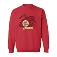 thumbnail image 1 of Best Pizza Menu Sweatshirt Men -Image by Shutterstock, Male Medium, 1 of 4