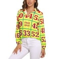 thumbnail image 1 of Best Play Bingo Long Sleeve Blouse Woman Streetwear Casual Shirts Summer Oversize Woman Streetwear Clothing Birthday Present, 1 of 7