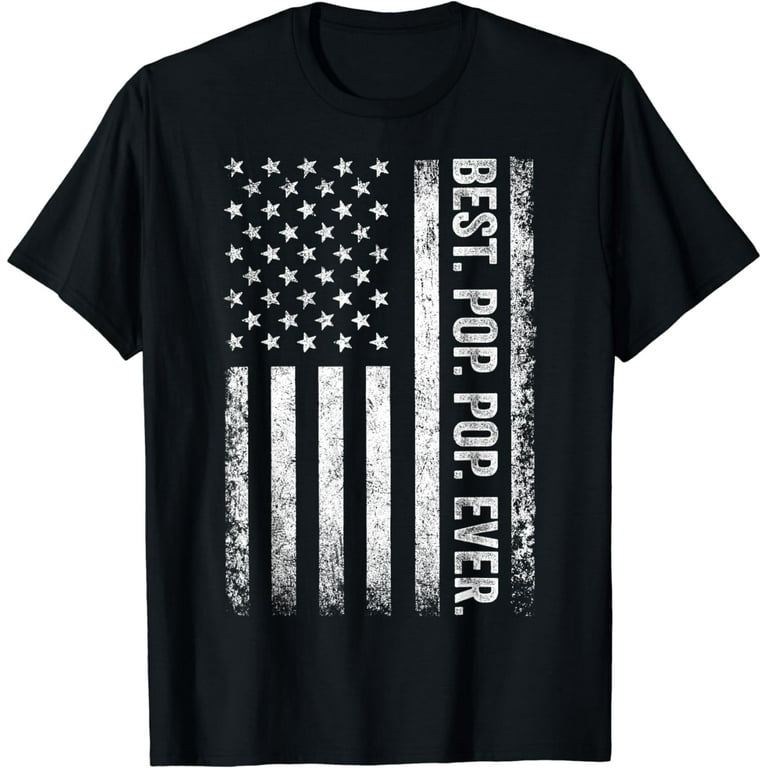 Vintage Best Dad Ever Shirt American Flag Father's Day Gift Vintage Best Dad Ever Shirt American Flag Father's Day Gift