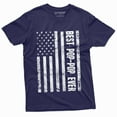 thumbnail image 1 of Best Pop-Pop Ever Mens T-Shirt Pop Grandpa Fathers Day Veterans Day Papa Tee (Medium Navy Blue), 1 of 5