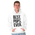 thumbnail image 1 of Best Pops Ever Dad Grandpa Far Day Men's Big & Tall Graphic Hoodie Brisco Brands 3X, 1 of 5