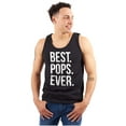 thumbnail image 1 of Best Pops Ever Dad Grandpa Far Day Tank Top Sleeveless Tee Men Brisco Brands S, 1 of 6