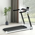 thumbnail image 1 of Best Portable Compact Treadmill;Electric Motorized 3.5HP;14KM/H;Medium Running Machine Motorised Gym 330lbs;Foldable for Home Gym Fitness Workout Jogging Walking;Bluetooth Speaker APP FITIME, 1 of 9