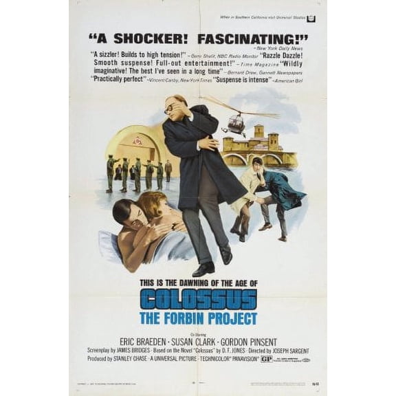 Best Posters Colossus The Forbin Project Movie Poster 11Inx17In Mini Poster 11x17 Poster