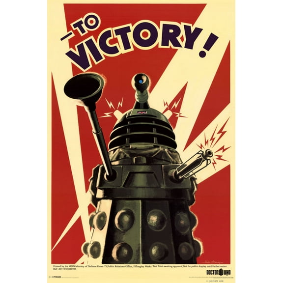 Best Posters Dalek To Victory Mini Poster 11Inx17In Dr Who 11x17 Poster Color Category: Multi, Unframed, Ages: Adults, Rectangle