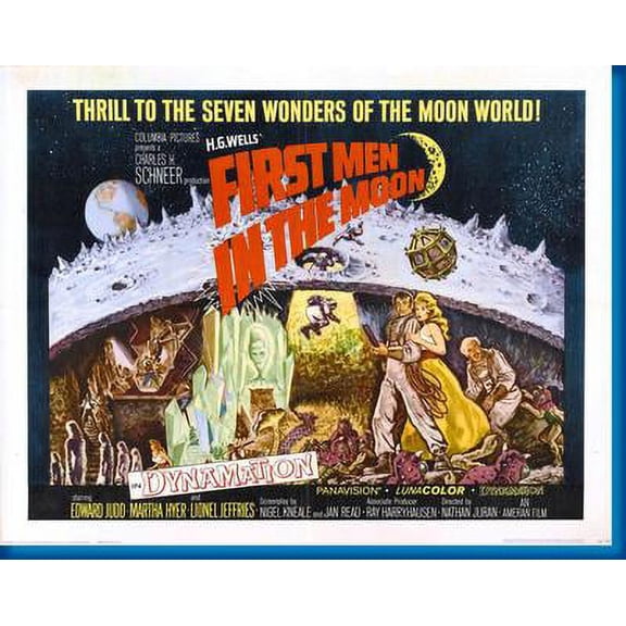 Best Posters First Men In The Moon Movie 11inx17in Mini Poster 11x17 poster Color Category: Multi, Unframed, Ages: Adults, Rectangle