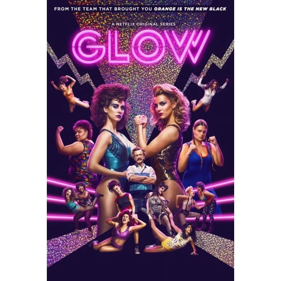 Best Posters Glow G.L.O.W. Poster 11In x 17 In 11x17 Poster Color Category: Multi, Unframed, Ages: Adults