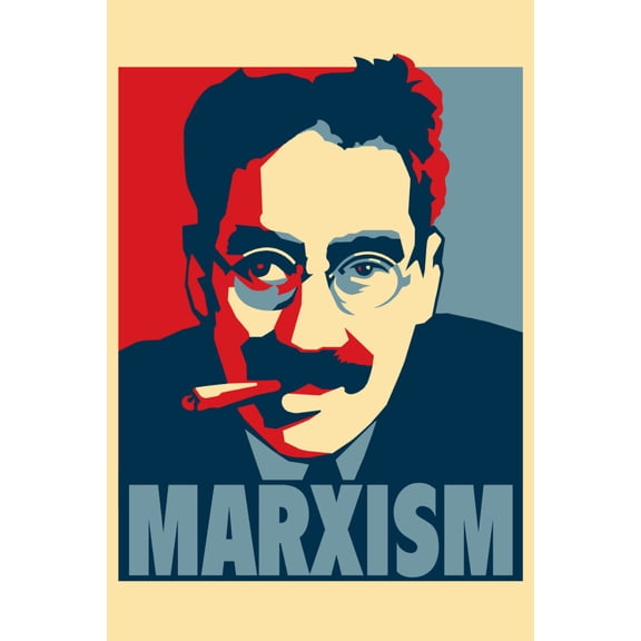 Best Posters Groucho Marx Marxism Parody 11Inx17In Mini Poster 11x17 Poster Color Category: Multi, Unframed, Ages: Adults