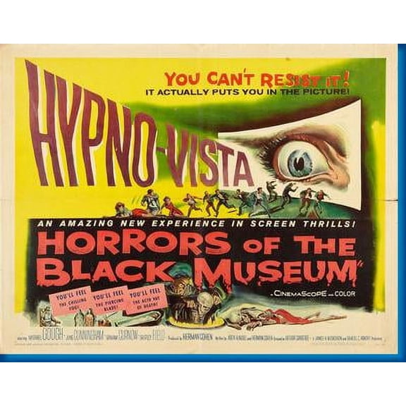 Best Posters Horrors Of The Black Museum Movie 11Inx17In Mini Poster Entertainment Decor 11x17 Poster Color Category: Multi, Unframed, Ages: Adults