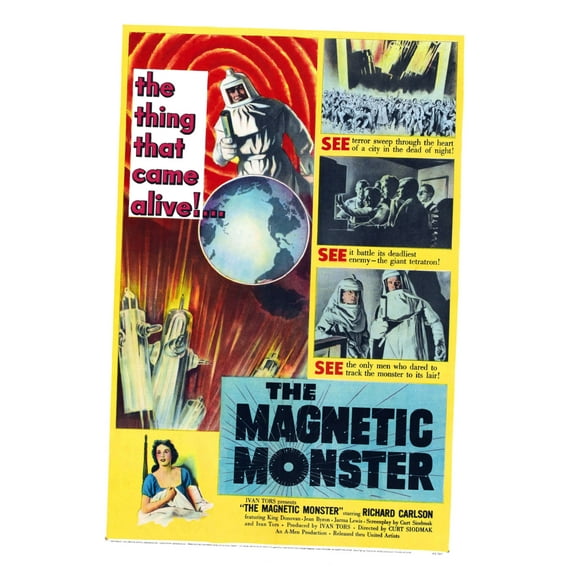 Best Posters Magnetic Monster The Movie Poster 11Inx17In Mini Poster 11x17 Poster Color Category: Multi, Unframed, Ages: Adults, Rectangle