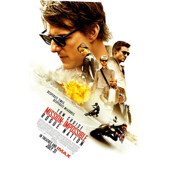 Best Posters Mission Impossible Rogue Nation Movie Mini Poster 11Inx17In 11x17 Poster Color Category: Multi, Unframed, Ages: Adults, Rectangle