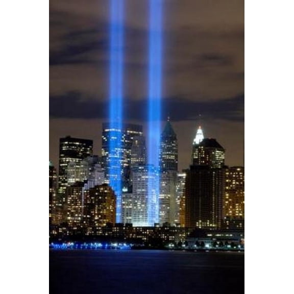 Best Posters World Trade Center Tribute Lights Wtc Art Poster 11Inx17In Mini Poster 11x17 Poster