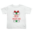 thumbnail image 1 of Best Present Ever Short Sleeve Cute Toddler T-Shirts for Boys Girls (White, Youth L), 1 of 5